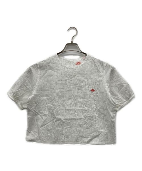 DANTON（ダントン）DANTON (ダントン) コットンローン 半袖プルオーバーシャツ ホワイト サイズ:36の古着・服飾アイテム