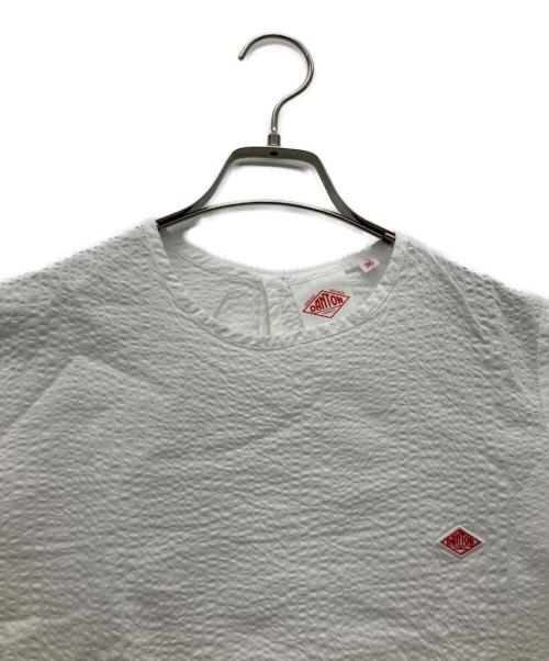 DANTON（ダントン）DANTON (ダントン) コットンローン 半袖プルオーバーシャツ ホワイト サイズ:36の古着・服飾アイテム