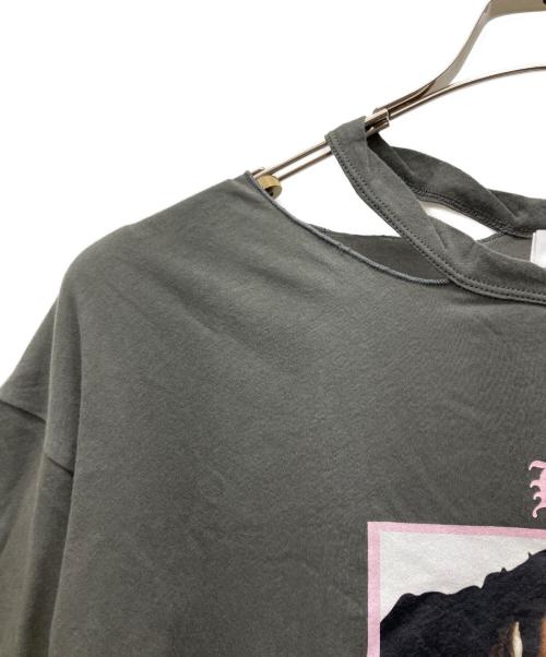 Kevin Cummins（ケビンカミンズ）Kevin Cummins (ケビンカミンズ) pos tokyo 半袖カットソー チャコールグレー サイズ:Mの古着・服飾アイテム