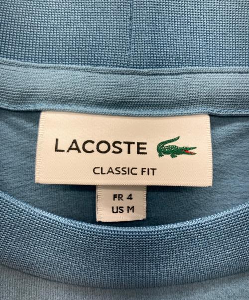 LACOSTE（ラコステ）LACOSTE (ラコステ) 速乾ストレッチポケットTシャツ ブルー サイズ:Mの古着・服飾アイテム