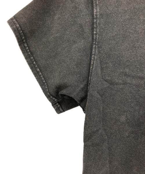 DOUBLE NAME（ダブルネーム）DOUBLE NAME (ダブルネーム) 半袖カットソー チャコールグレー サイズ:Fの古着・服飾アイテム