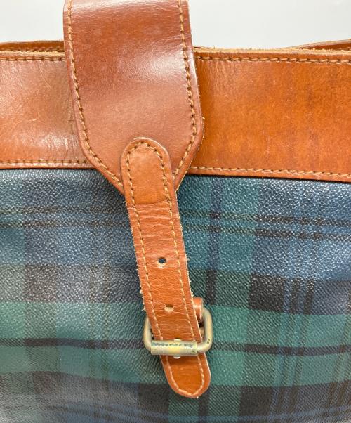 POLO RALPH LAUREN（ポロ・ラルフローレン）POLO RALPH LAUREN (ポロ・ラルフローレン) ショルダーバッグ ネイビー×グリーンの古着・服飾アイテム