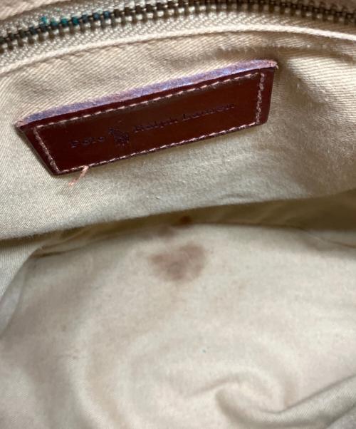 POLO RALPH LAUREN（ポロ・ラルフローレン）POLO RALPH LAUREN (ポロ・ラルフローレン) ショルダーバッグ ネイビー×グリーンの古着・服飾アイテム