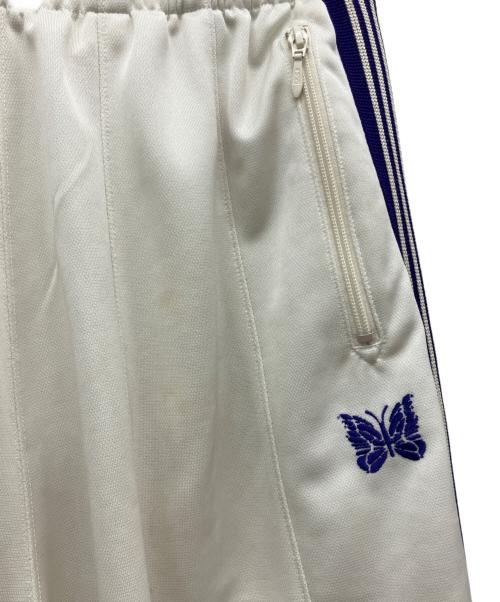 Needles（ニードルズ）Needles (ニードルズ) ヒザデルトラックパンツ アイボリー×パープル サイズ:Sの古着・服飾アイテム