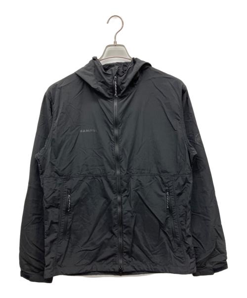 MAMMUT（マムート）MAMMUT (マムート) ハイキング ウィンドブレーカー フーデッド ジャケット ブラック サイズ:XLの古着・服飾アイテム