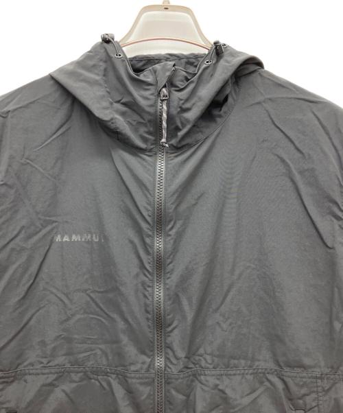MAMMUT（マムート）MAMMUT (マムート) ハイキング ウィンドブレーカー フーデッド ジャケット ブラック サイズ:XLの古着・服飾アイテム
