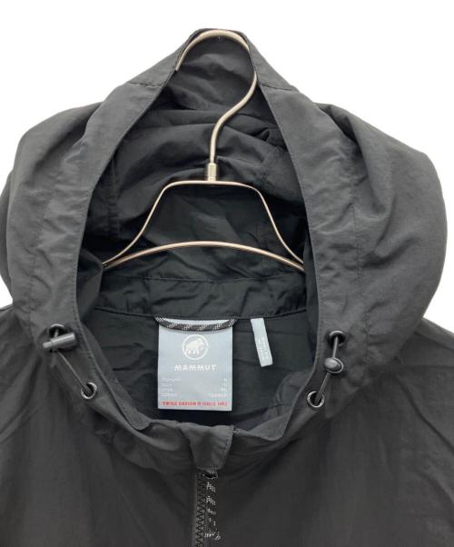 MAMMUT（マムート）MAMMUT (マムート) ハイキング ウィンドブレーカー フーデッド ジャケット ブラック サイズ:XLの古着・服飾アイテム
