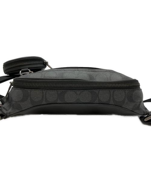 COACH（コーチ）COACH (コーチ) エリアス ベルト バッグ ブラックの古着・服飾アイテム