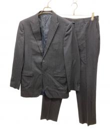BURBERRY BLACK LABEL（バーバリーブラックレーベル）の古着「セットアップスーツ」｜ブラック×パープル