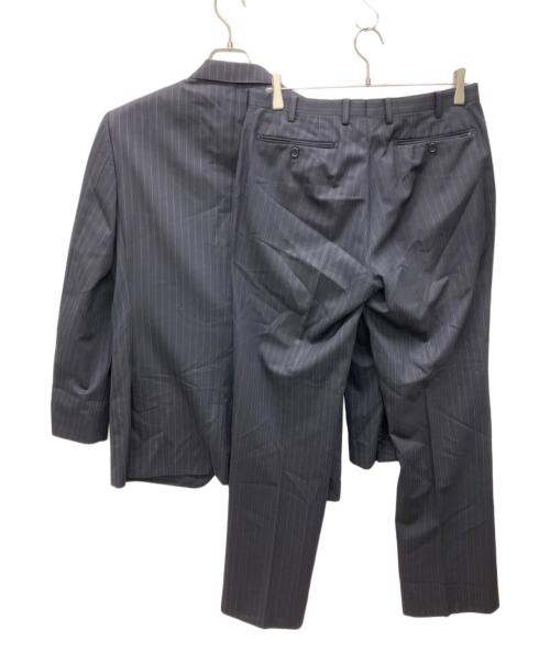 BURBERRY BLACK LABEL（バーバリーブラックレーベル）BURBERRY BLACK LABEL (バーバリーブラックレーベル) セットアップスーツ ブラック×パープル サイズ:Lの古着・服飾アイテム