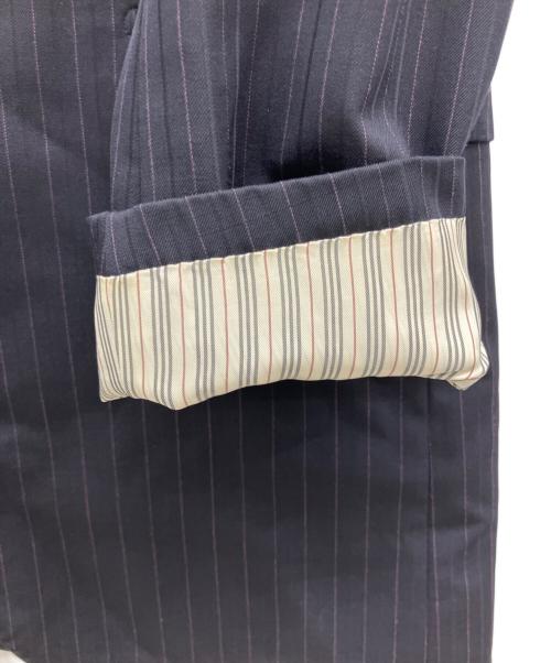 BURBERRY BLACK LABEL（バーバリーブラックレーベル）BURBERRY BLACK LABEL (バーバリーブラックレーベル) セットアップスーツ ブラック×パープル サイズ:Lの古着・服飾アイテム