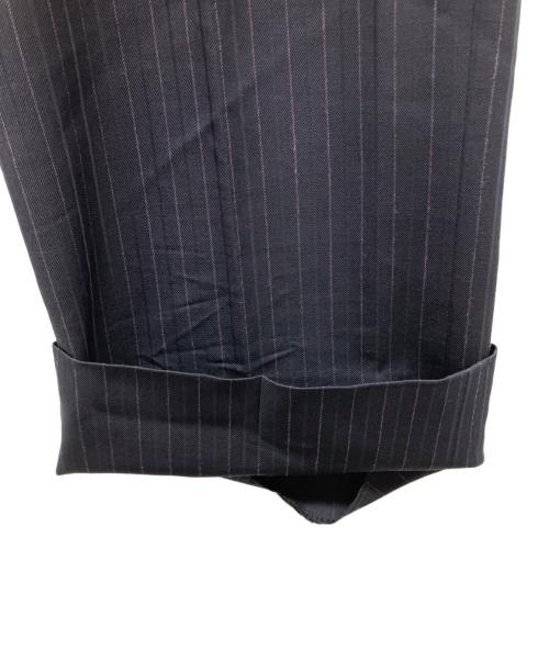 BURBERRY BLACK LABEL（バーバリーブラックレーベル）BURBERRY BLACK LABEL (バーバリーブラックレーベル) セットアップスーツ ブラック×パープル サイズ:Lの古着・服飾アイテム