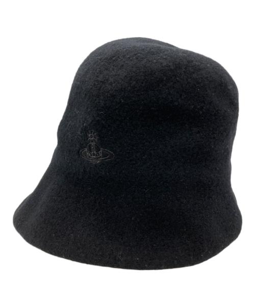 Vivienne Westwood（ヴィヴィアンウエストウッド）Vivienne Westwood (ヴィヴィアンウエストウッド) チューリップハット ブラックの古着・服飾アイテム