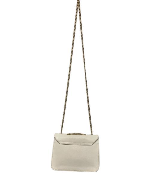 FURLA（フルラ）FURLA (フルラ) チェーンショルダーバッグ ホワイトの古着・服飾アイテム