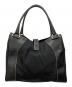 PRADA (プラダ) ナイロンレザートートバッグ ブラック：55000円