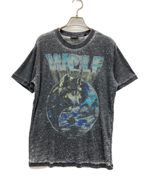 DIESEL（ディーゼル）DIESEL (ディーゼル) 半袖カットソー グレー サイズ:Ｓの古着・服飾アイテム