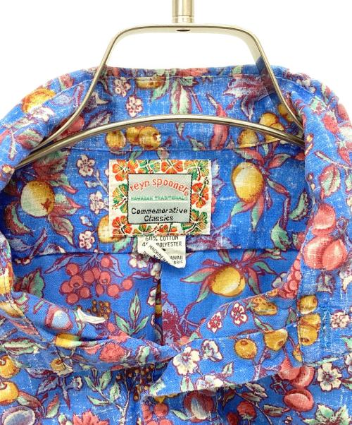 reyn spooner（レイン スプナー）reyn spooner (レイン スプナー) 半袖シャツ ブルー×マルチカラー サイズ:Sの古着・服飾アイテム