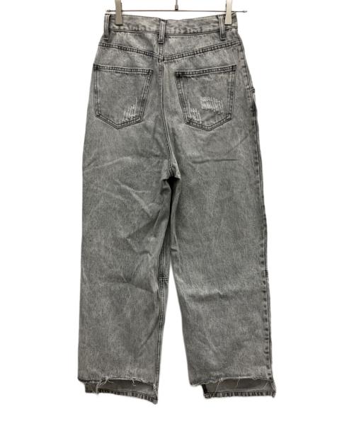 YENN（イエン）YENN (イエン) HIGH RISE TUCK WIDE PT ブラック サイズ:36の古着・服飾アイテム