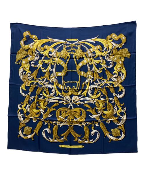 HERMES（エルメス）HERMES (エルメス) カレ90 LE MORS A LA CONETABLE ネイビー サイズ:不明の古着・服飾アイテム