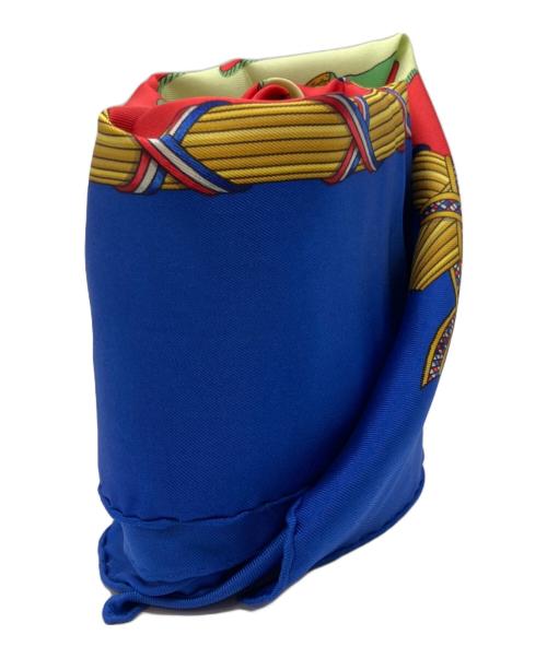 HERMES（エルメス）HERMES (エルメス) 1789 LIBERTE EGALITE FRATERNITE REPUBLIQUE FRANCAISE ブルーの古着・服飾アイテム