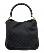 GUCCIグッチ）の古着「バンブーハンドバッグ」｜ブラック
