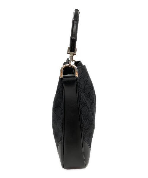 GUCCI（グッチ）GUCCI (グッチ) バンブーハンドバッグ ブラックの古着・服飾アイテム
