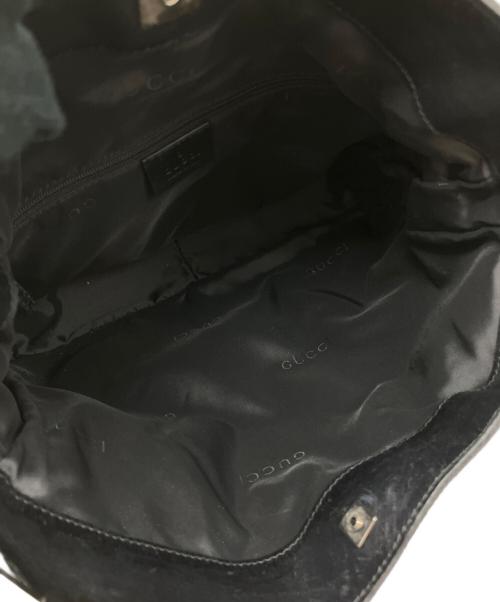 GUCCI（グッチ）GUCCI (グッチ) バンブーハンドバッグ ブラックの古着・服飾アイテム