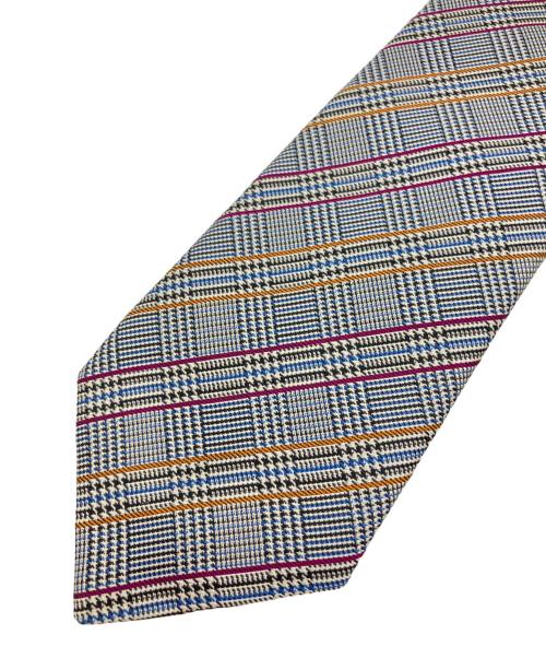 HERMES（エルメス）HERMES (エルメス) シルクネクタイ グレー サイズ:-の古着・服飾アイテム