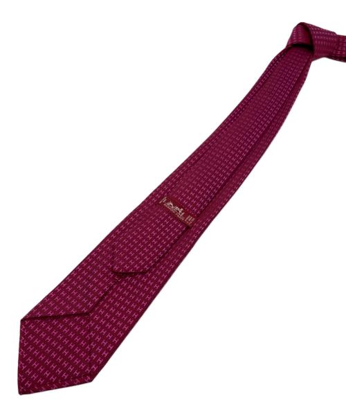 HERMES（エルメス）HERMES (エルメス) シルクネクタイ パープル サイズ:不明の古着・服飾アイテム