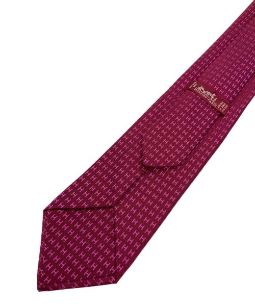 HERMES（エルメス）HERMES (エルメス) シルクネクタイ パープル サイズ:不明の古着・服飾アイテム