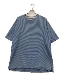 original island sport（オリジナルアイランドスポーツ）の古着「半袖Tシャツ」｜ブルー×ホワイト