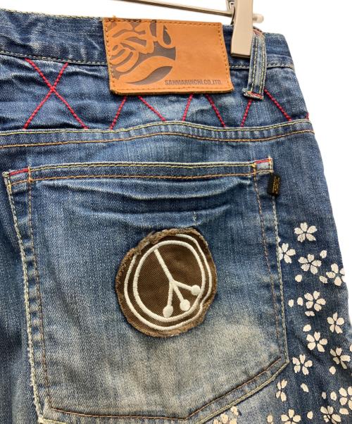 参丸一（サンマルイチ）参丸一 (サンマルイチ) デニムパンツ インディゴ サイズ:32の古着・服飾アイテム