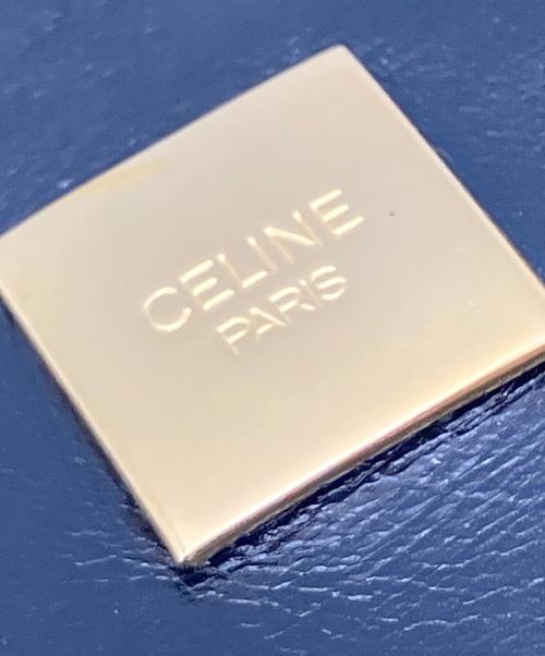 CELINE（セリーヌ）CELINE (セリーヌ) がま口ポーチ ブラックの古着・服飾アイテム