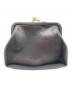 CELINE (セリーヌ) がま口ポーチ ブラック：8000円