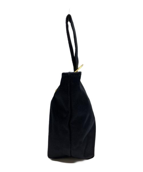 CELINE（セリーヌ）CELINE (セリーヌ) サークルロゴポーチ ブラックの古着・服飾アイテム