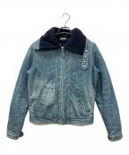 DIESELディーゼル）の古着「裏ボアデニムジャケット」｜インディゴ