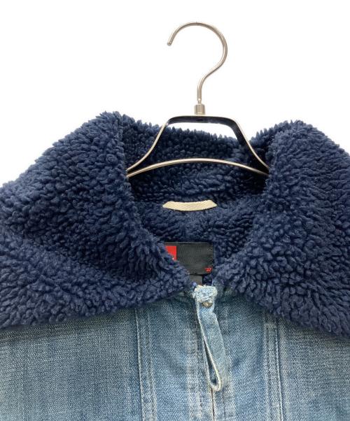 DIESEL（ディーゼル）DIESEL (ディーゼル) 裏ボアデニムジャケット インディゴ サイズ:Lの古着・服飾アイテム