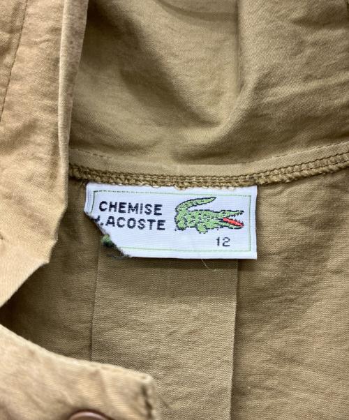 CHEMISE LACOSTE（シュミーズ ラコステ）CHEMISE LACOSTE (シュミーズ ラコステ) 7-80sフーデッドジャケット カーキ サイズ:Sの古着・服飾アイテム