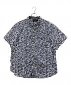 NAUTICAノーティカ）の古着「半袖シャツ」｜ホワイト×ネイビー