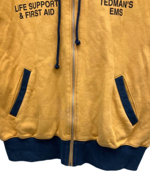 TED COMPANY（テッドカンパニー）TED COMPANY (テッドカンパニー) 裏ボアジップパーカー ネイビー×オレンジ サイズ:44の古着・服飾アイテム