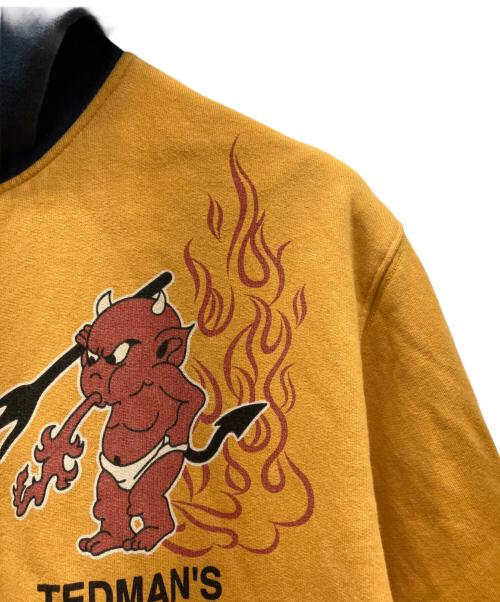 TED COMPANY（テッドカンパニー）TED COMPANY (テッドカンパニー) 裏ボアジップパーカー ネイビー×オレンジ サイズ:44の古着・服飾アイテム