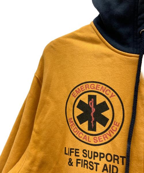 TED COMPANY（テッドカンパニー）TED COMPANY (テッドカンパニー) 裏ボアジップパーカー ネイビー×オレンジ サイズ:44の古着・服飾アイテム