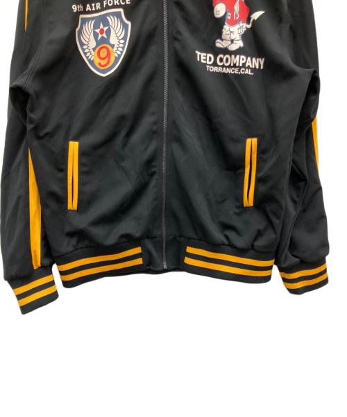 TED COMPANY（テッドカンパニー）TED COMPANY (テッドカンパニー) トラックジャケット ブラック×オレンジ サイズ:XLの古着・服飾アイテム