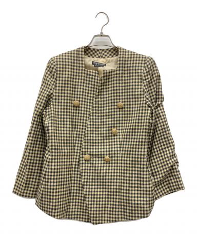 Giorgio Armani ノーカラージャケット 38 中古・古着通販】GIORGIO ARMANI (ジョルジオアルマーニ) ノーカラー