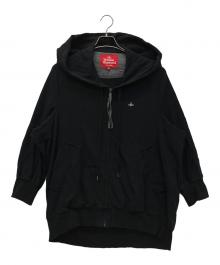 Vivienne Westwood RED LABEL（ヴィヴィアンウエストウッドレッドレーベル）の古着「ジップパーカー」｜ブラック