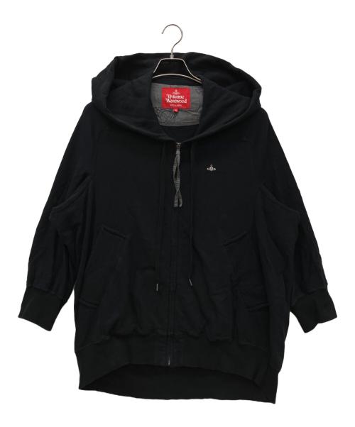 Vivienne Westwood RED LABEL（ヴィヴィアンウエストウッドレッドレーベル）Vivienne Westwood RED LABEL (ヴィヴィアンウエストウッドレッドレーベル) ジップパーカー ブラック サイズ:FREEの古着・服飾アイテム