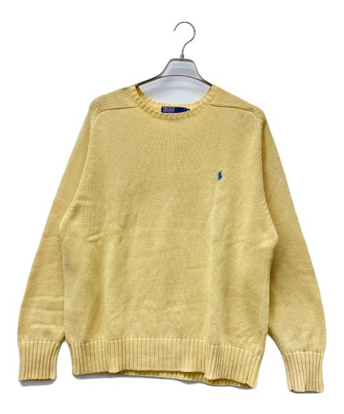 POLO RALPH LAUREN（ポロ・ラルフローレン）POLO RALPH LAUREN (ポロ・ラルフローレン) 厚手ニット ベージュ サイズ:LLの古着・服飾アイテム