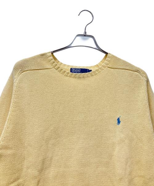 POLO RALPH LAUREN（ポロ・ラルフローレン）POLO RALPH LAUREN (ポロ・ラルフローレン) 厚手ニット ベージュ サイズ:LLの古着・服飾アイテム