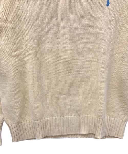 POLO RALPH LAUREN（ポロ・ラルフローレン）POLO RALPH LAUREN (ポロ・ラルフローレン) 厚手ニット ベージュ サイズ:LLの古着・服飾アイテム