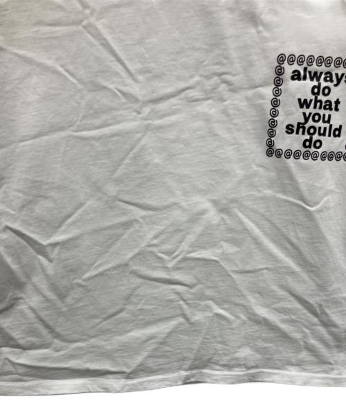 always do what you should do（オールウェイズ ドゥ ワット ユー シュッド ドゥ）always do what you should do (オールウェイズ ドゥ ワット ユー シュッド ドゥ) 半袖カットソー ホワイト サイズ:Mの古着・服飾アイテム